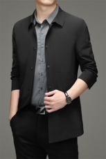 YYA6629962男士2023年秋季新款长袖外套翻领休闲青年夹克风衣P180，男装夹克，电商B360