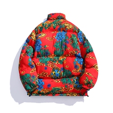 MY205新大花棉衣保暖防寒棉服面包服风民族特色外套大花男女，男装民族服装，星座115A-1