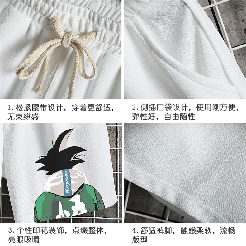 MK37005-P15冰丝短裤男士大码宽松休闲五分裤男运动中裤网格挂拍,男装休闲裤,电商A040A