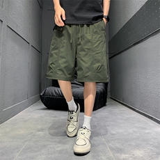 夏季工装短裤男ins潮牌日系休闲百搭潮流痞帅五分裤子DK02512-P45，男装休闲裤，星座308B-2