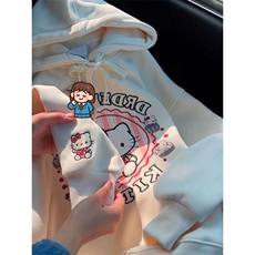 DD13加绒-P65常规p60猫咪连帽卫衣，男装卫衣，电商B323A