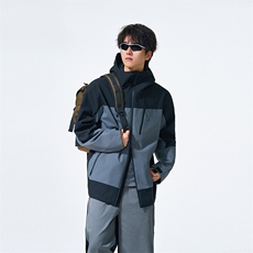 新款男女高品质户外登山服青少年学生冲锋衣夹克外套HS6607，男装夹克，星座1206（原A206）