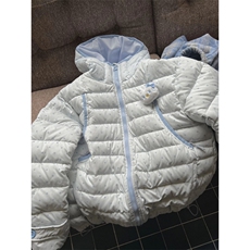 1506A/G79100/P94韩系蓝色甜美波点连帽排骨棉服，男装棉衣，星座1506A