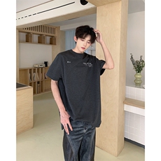24暗黑巴家风解构印花短袖T恤DX162-p48，男装T恤，电商B288