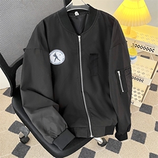棒球服夹克男士韩版潮流宽松百搭帅气2024秋冬ins外套W6063-P57，男装夹克，星座412-3