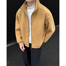 可二开内里可拆卸显瘦肩宽拉链飞行夹克短款休闲外套JK2701P70，男装夹克，电商A128