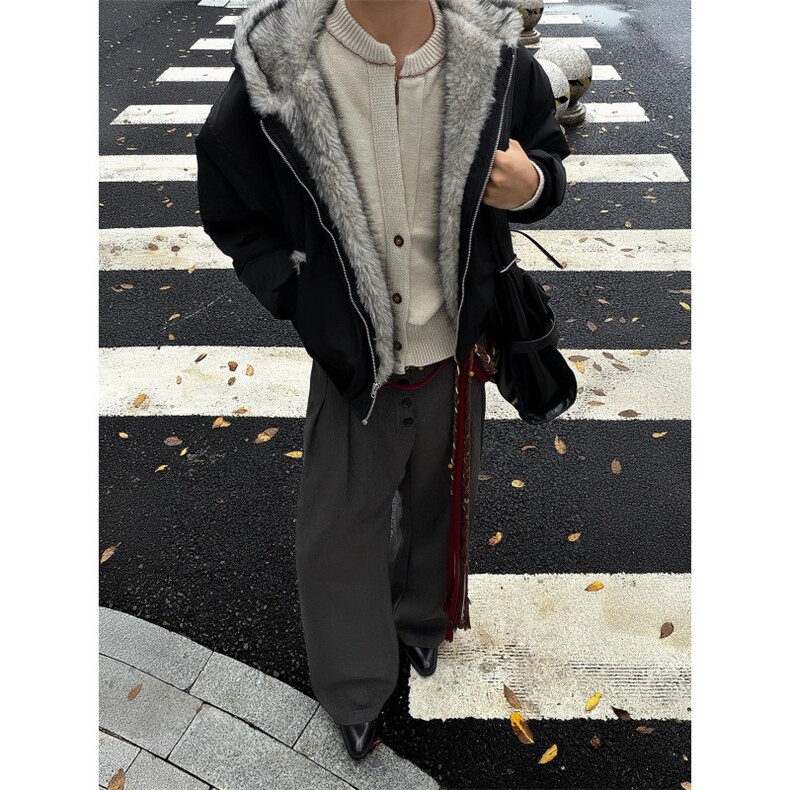 狼毛座山雕“一件过冬”1500G环保貂毛棉服D328-Y995-P128,男装棉衣,电商D328