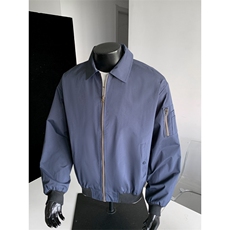 JK711-尺码M-3XL-P45-美式飞行员夹克工装外套高短款棒球服，男装夹克，星座1811B