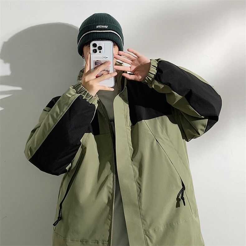 港风2026新品冬季宽松情侣装棉衣棉服冬装加厚外套M8586-P90图片