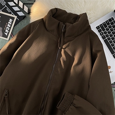 日系立领棉衣男士美式复古加厚外套潮牌工装棉服M905-P85，男装棉衣，星座308B-2