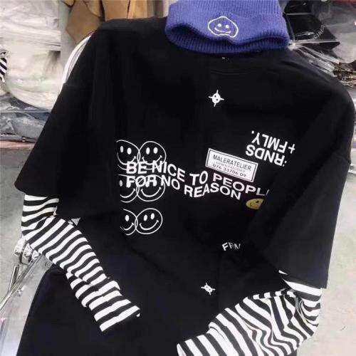 春款上新假两件T，女装，一杭