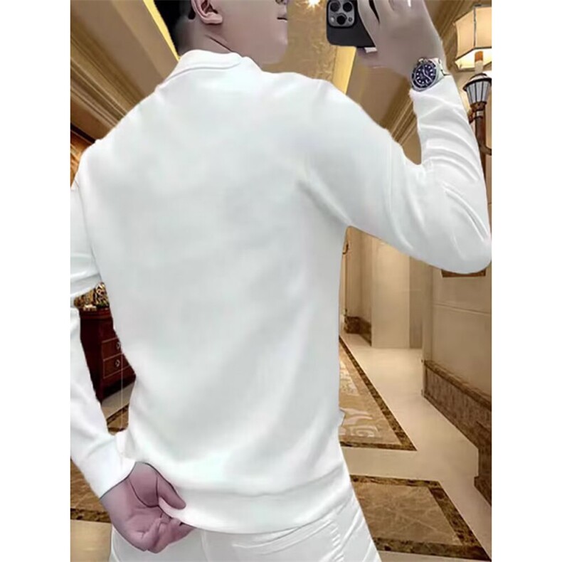 1506-1/WH17821/P36秋冬卫衣男2025年春秋季韩版新款圆领宽松上衣,男装卫衣,星座1506-1