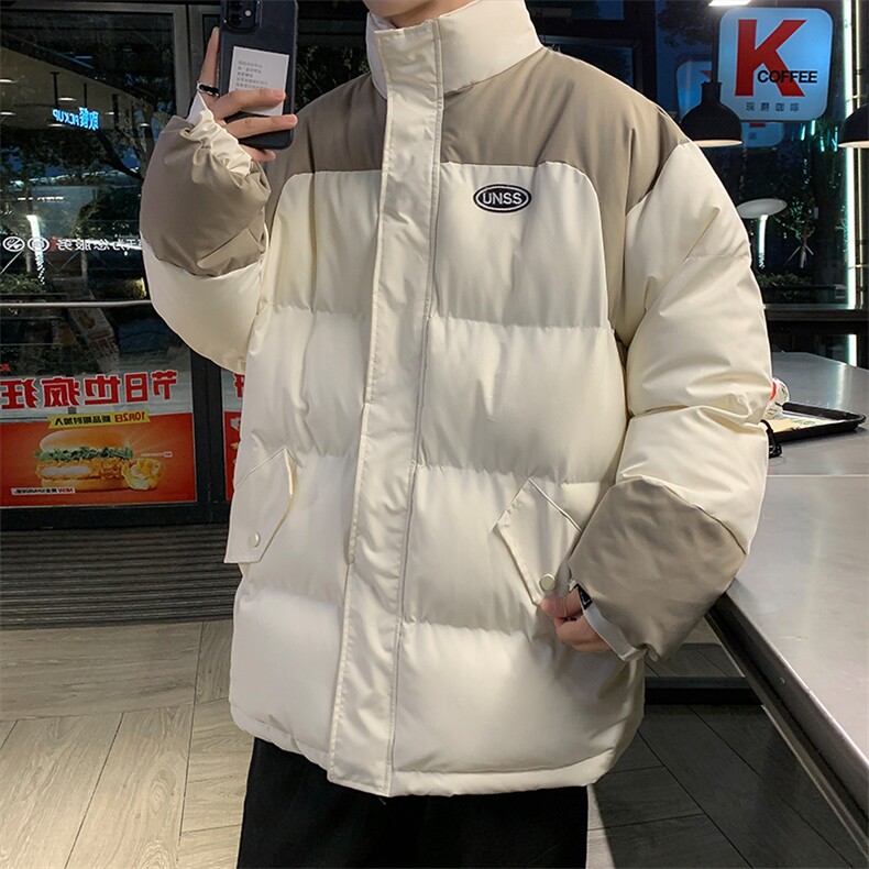 vibe美式情侣装外套冬季新款oversize高街潮牌服男W6520-P85,男装棉衣,星座512-3