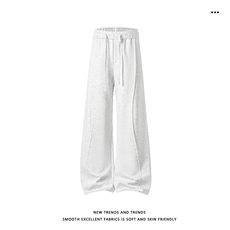 纯色时尚百搭宽松挺括垂顺华棉卫裤X1670特批：42：78，男装休闲裤，星座718
