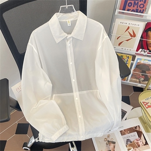 高品质夏款男女防晒衣单排扣夹克FS30 P45图片