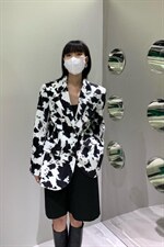 秋季现货黑白奶牛压褶外套，其它，AUDREY WANG