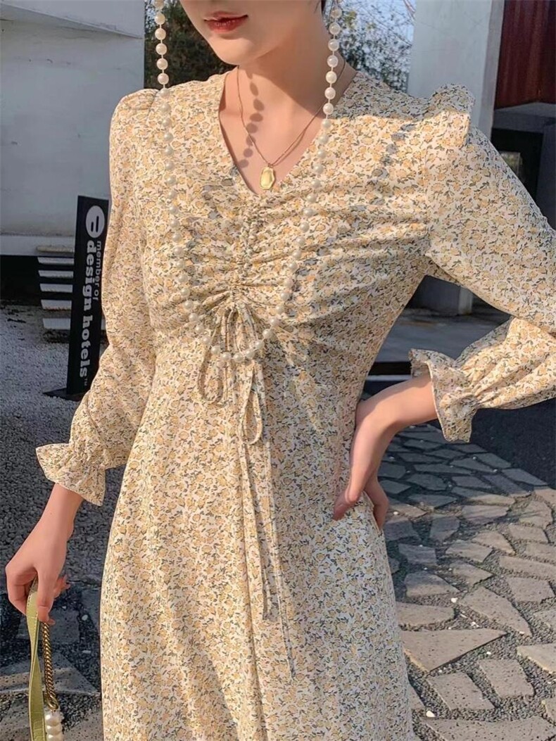 春款小碎花连衣裙更新啦！，女装连衣裙，乔西儿