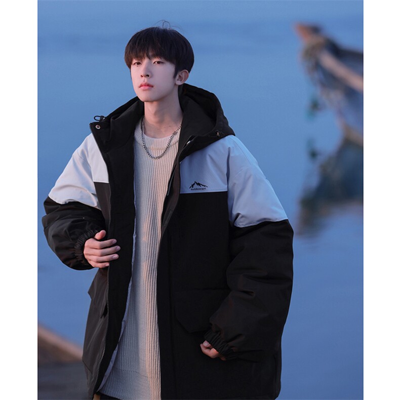 新款港风棉服大口袋宽松时尚港风青少年棉袄外套MY9305P-95,男装棉衣,电商A128