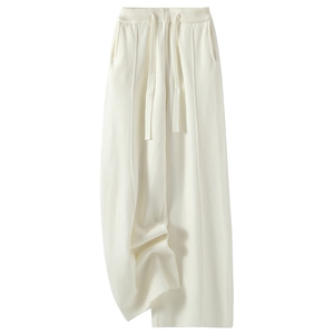 2025年秋季中线带兜裤长裤时尚百搭通勤简约，女装休闲裤，阿娇羊绒