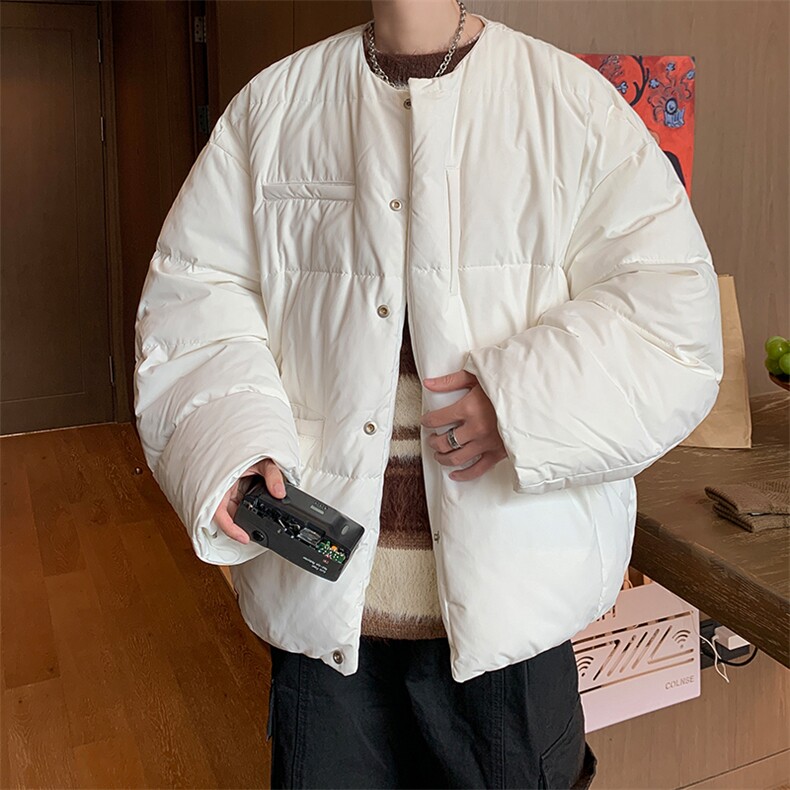 8XL-M90白鸭绒！超厚短外套羽绒服男面包服棉衣YRFC06P220控258，男装羽绒服，电商D206-1