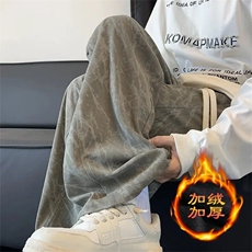 1506/QK0880/P32加绒对图灯芯绒提绒黑色灰绿色灰色，男装卫衣，星座1506