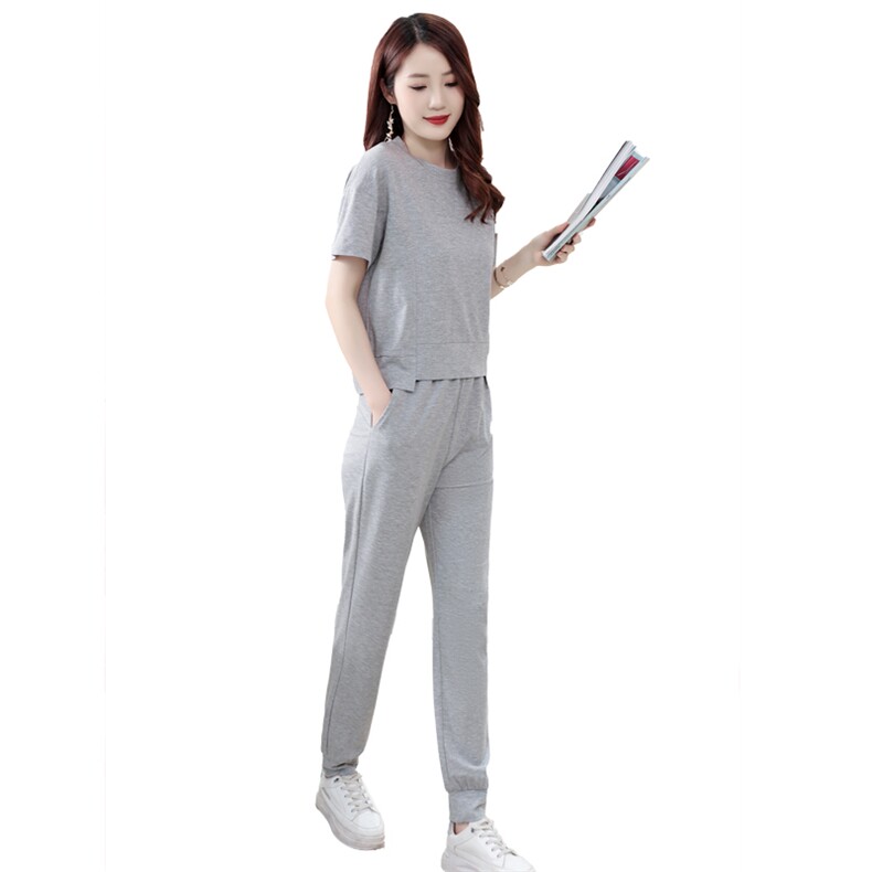 2024夏季新款女装运动套装简约大方休闲时尚舒适百搭,女装运动套装,凯瑟曼