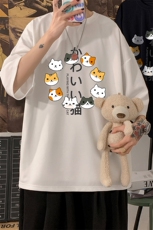 Q11215-P30春夏季七分袖t恤男大码五分袖男短袖中袖，男装T恤，电商A040