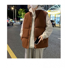 鹿皮绒情侣款宽松休闲百搭马甲男外穿秋冬款坎肩男士无袖背心P50，男装背心/马甲，星座1905A（原电商B343）