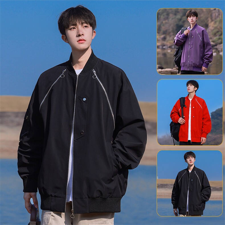 2025春季飞行员夹克美式重磅新款棒球服 JK0026-P85图片