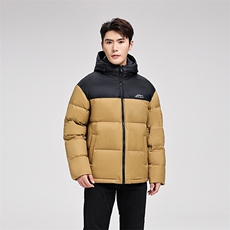冬季加厚保暖男士羽绒服印花休闲外套拼接款式A266-YR2519-P225，男装羽绒服，电商A266