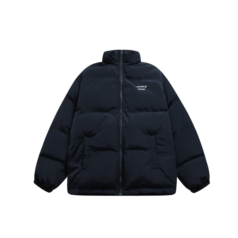 2025冬装拉平拍字母贴布绣立领棉服面包服外套3760P155,男装棉衣,电商S012（CATTEE）