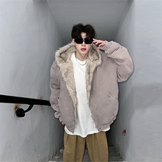 现货座山雕连帽棉衣加绒加厚棉服外套310A-2ZSD2301特批110，男装棉衣，星座310A-2