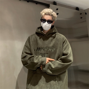 B359-WH8806特P55限价78万针刺绣男女情侣连帽卫衣大帽子卫衣外套图片