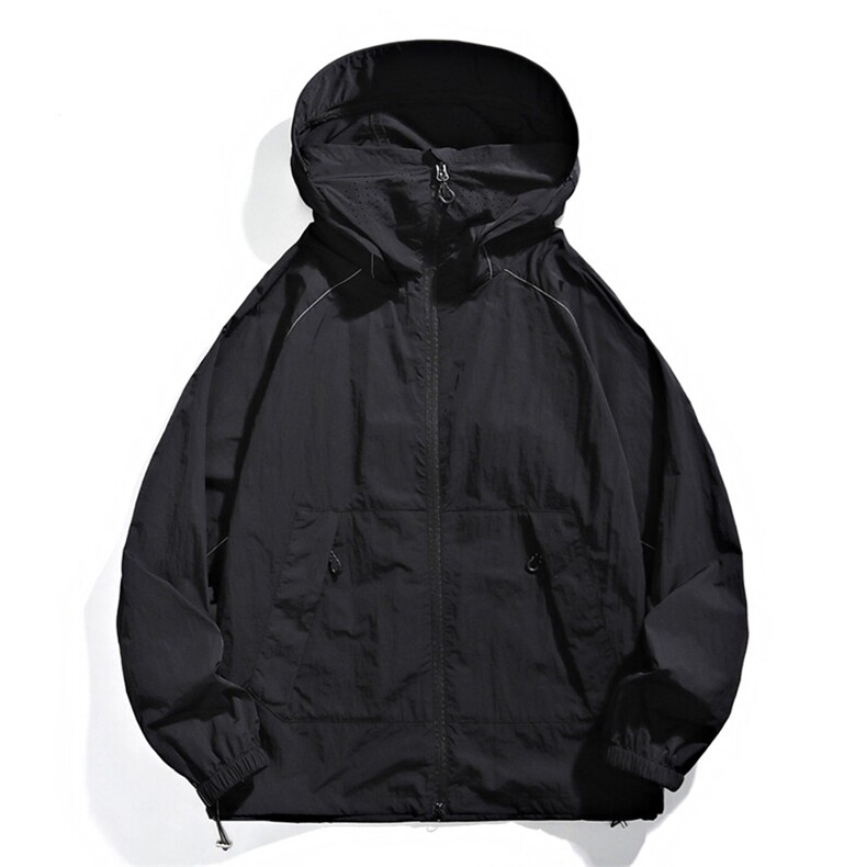 9617P50防晒指数50+薄款宽松大码港风防晒衣夹克皮肤衣，男装防晒衣，星座1204