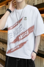 72210-P35短袖男潮牌潮流ins夏季vibe炸街涂鸦T恤港风情侣宽松，男装T恤，电商D310B