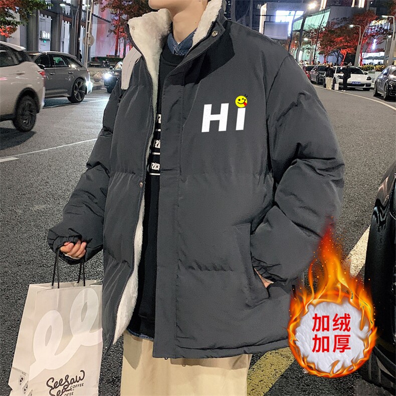 ！2023冬季加绒加厚棉衣男女中性立领棉服外套MY107特P78图片