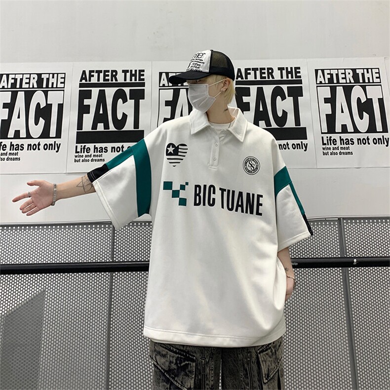 DSA059-7817-P45控68现货高品质珠地爽滑撞色拼接POLO衫短袖T恤,男装Polo衫,电商A059
