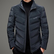 BAMJ-6811钱塘2020-2冬季厚款商务休闲中年男士百搭羽绒服P200，男装羽绒服，钱塘207-2