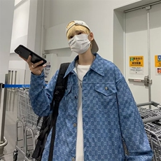 2022牛仔外套男潮牌高级感小众夹克潮ins港风J83P50，男装夹克，星座1116-2