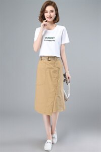 板酷2025夏季新款女裙套装2件套女装弹力面料穿着舒适不紧绷B628图片