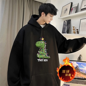 龙年卫衣 冬季美式加绒加厚卫衣外套DL1731常规特P35加绒特40图片