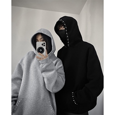 美式重磅420g2025秋季新款潮牌宽松珍珠连帽卫衣男-A2279P68控118，男装卫衣，电商B241