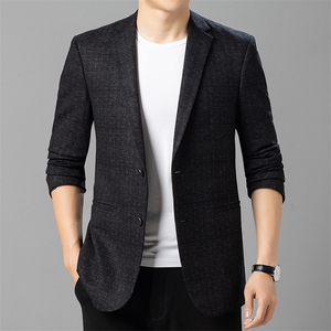 秋季潮款西服男休闲商务小西服上衣中年男士单西外套ASD2360-P180图片