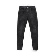 2020冬款加绒加厚复合弹力牛仔裤男宽松直筒裤QT6027-89009，男装牛仔裤，电商D218