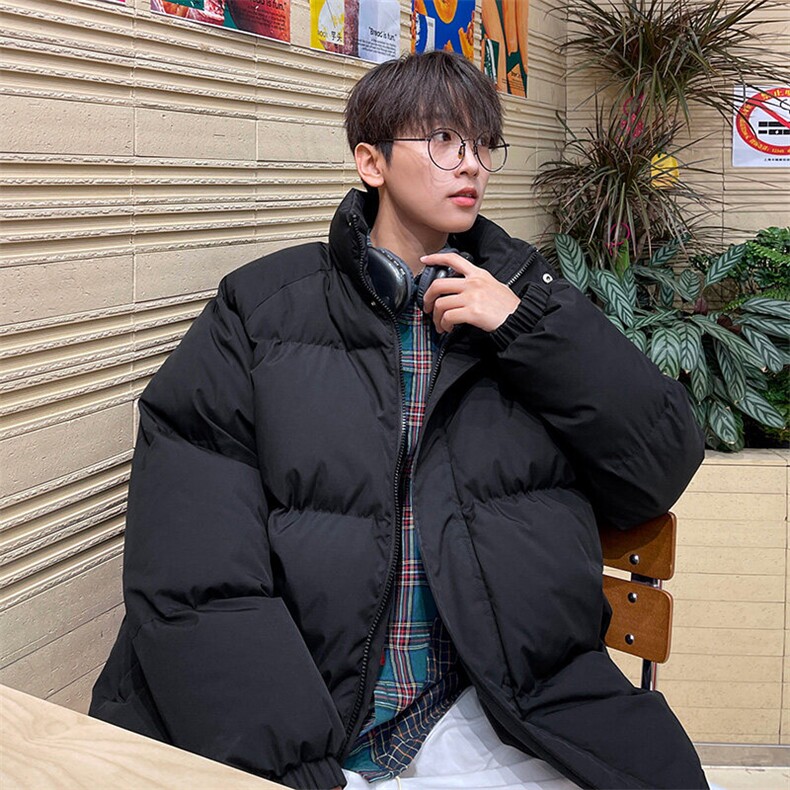 现货 抖音得物可供视频 冬季三防加厚羽绒棉衣外套面包棉服 81129图片