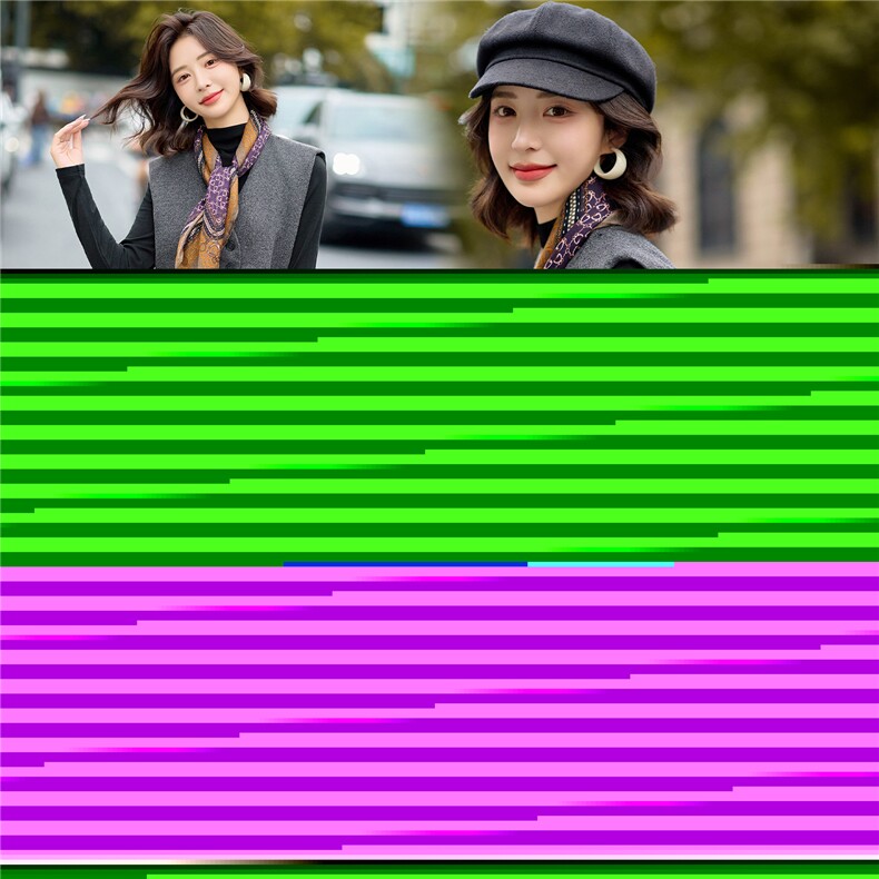 2026年秋季新款时尚马甲三件套裤女（配丝巾）,女装套装/套裙,美沁