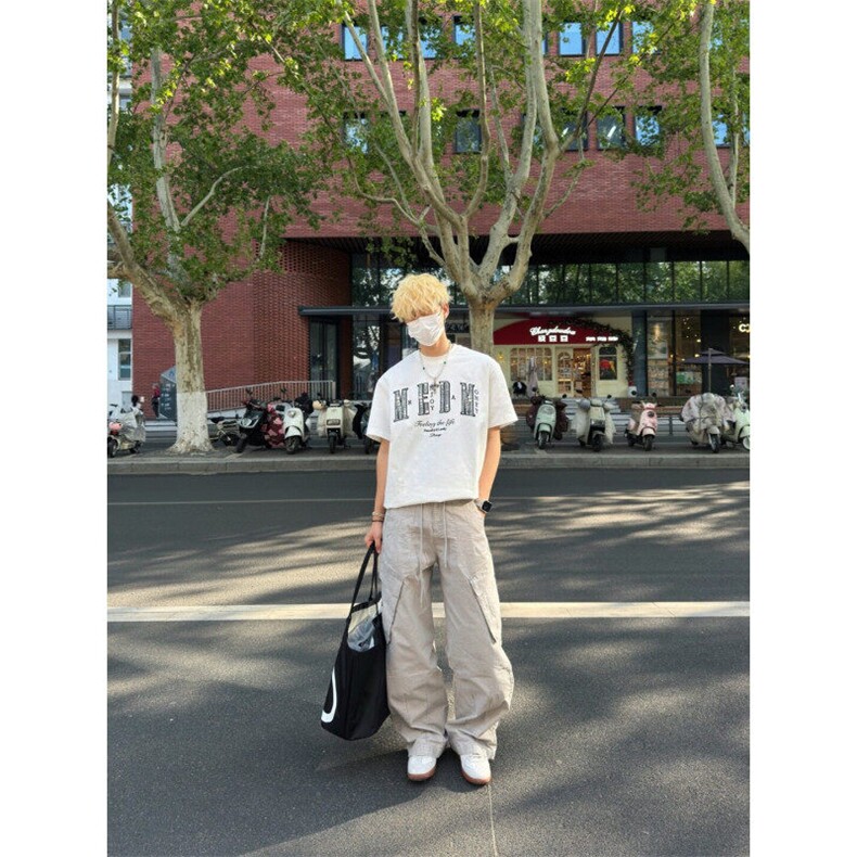 M543-P35字母潮流上衣休闲宽松百搭时尚舒适圆领短袖T恤男女同款,男装T恤,星座617A-1（原B318A）