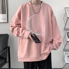 麂皮绒卫衣男大码重磅长袖t恤男JW81349-P35，男装卫衣，电商A040