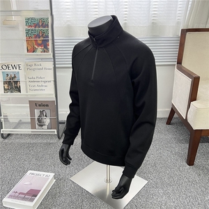假模立领半拉链卫衣男秋季2025新款宽松长袖男A436-5108-P55