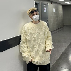 针织衫毛衣男女韩版潮流宽松百搭个性帅2024秋冬ins外套MZ439-P48，男装针织衫/毛衣，星座412-2